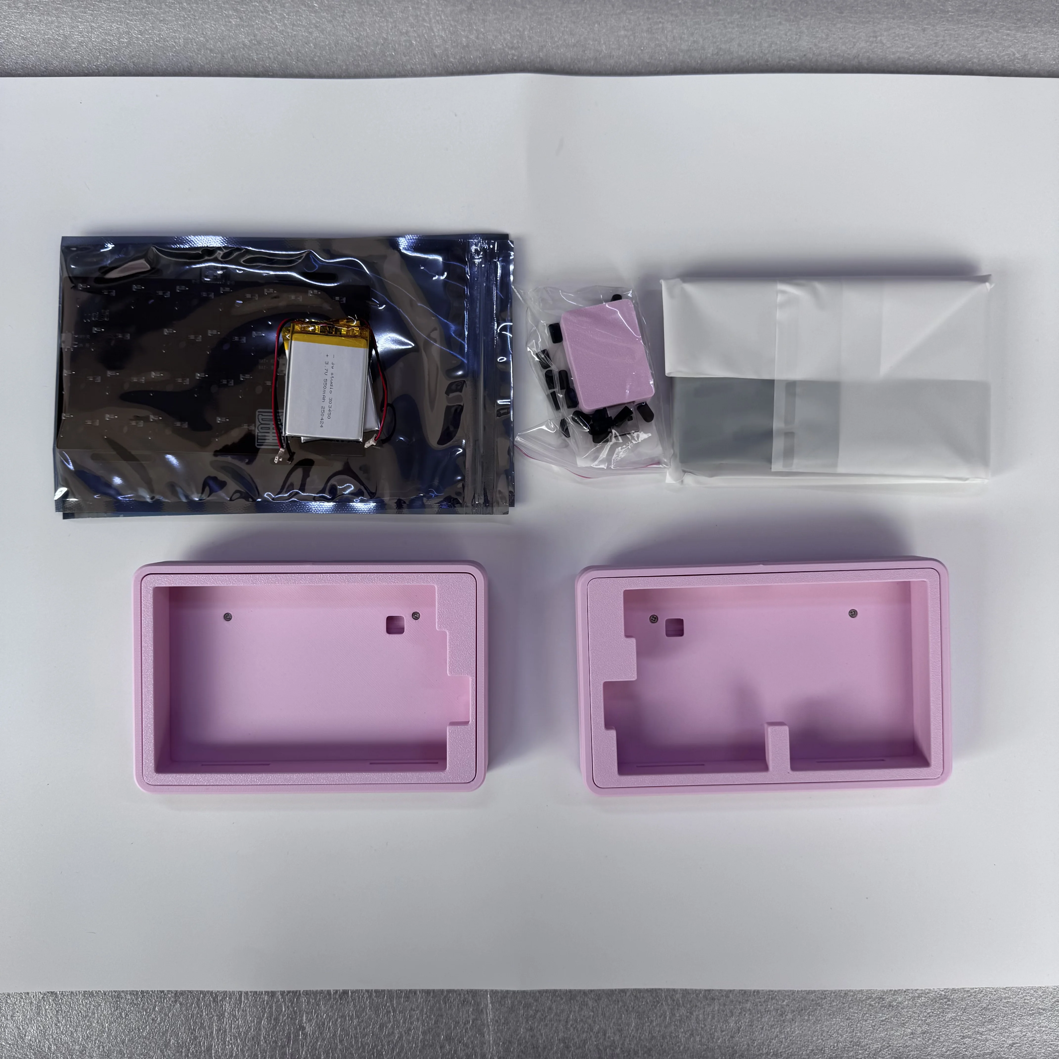 ชุดคีย์บอร์ด Split45 รูปแบบกะทัดรัดพิเศษ พร้อมเคสพิมพ์ FDM คีย์บอร์ดไร้สาย 2.4G โหมดเดียว คีย์บอร์ดกลไกขนาดเล็ก ออกแบบตามหลักสรีรศาสตร์ VIAL