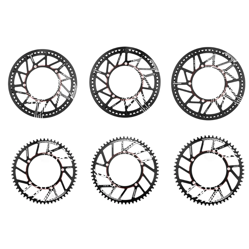 YY Fold Chainrings FD17 56Y 58Y 60Y Sprocket FD19 56T 58T 60T Tooth Plate Foldable Bike Chain Wheel 130BCD