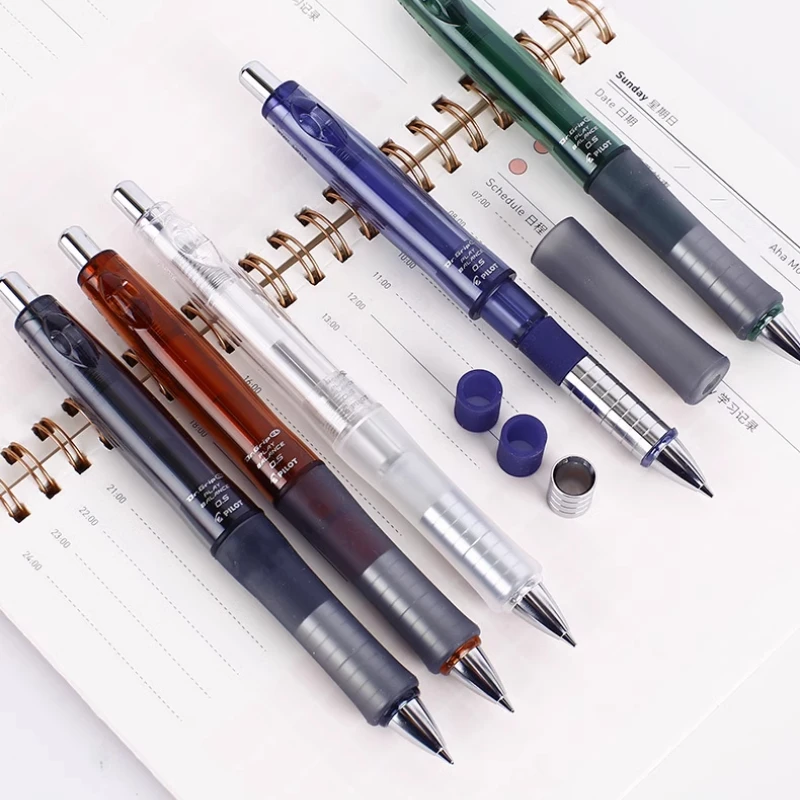 Japan Automatic Pencil PILOT Gravity DIY Personalized Adjustable Anti-fatigue Grip Pencil 0.5MM Nib Transparent Color Pencils