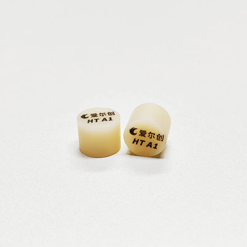 

10 Pieces Press Glass Ceramic Ingots Emax Dental Press Disilicate Lithium Block HT/LT A1-D4