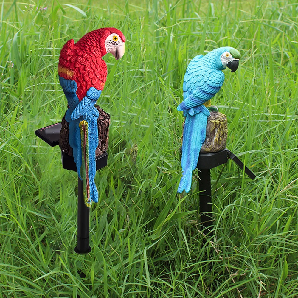 1 قطعة مصباح الحديقة الشمسية ، الببغاء في الهواء الطلق LED ضوء الشمس حديقة حصة ضوء أضواء المناظر الطبيعية الشمسية لحديقة الحديقة ساحة مسار الفناء #5