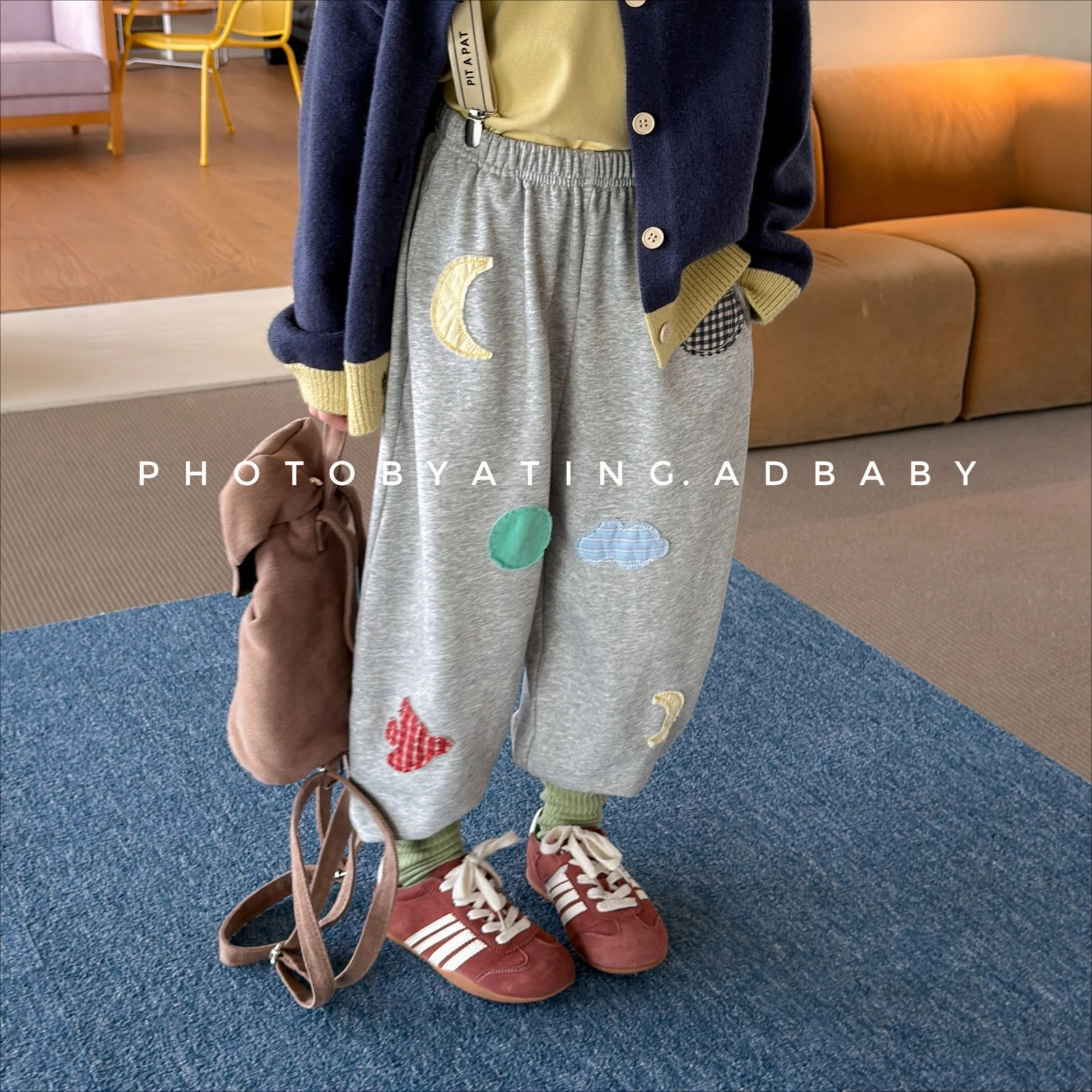 Girls Pants 2026 Spring and Autumn New Children's Clothing Korean Style Girl Baby Fashion Tape Casual Foot Guard Pants