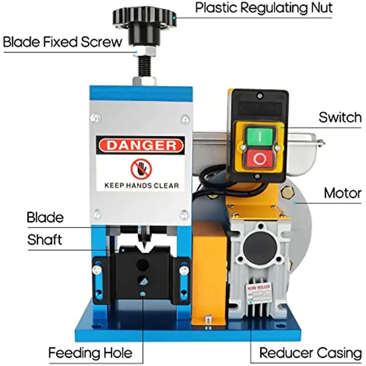 180W Elektrische Draht Stripper Maschine Powered Tragbare 1,5-25mm für Schrott Kabel Kupfer Recycling Automatische Abisolieren werkzeug