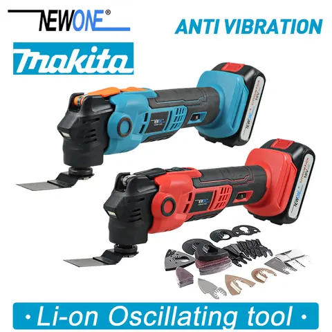 Newone sladdlös 20V snabbkoppling oscillerande verktyg multifunktionsverktyg vibrationsdämpande kompatibel med MAKITA 18V renoveringstrimmer 10 best sales dk66 - №8