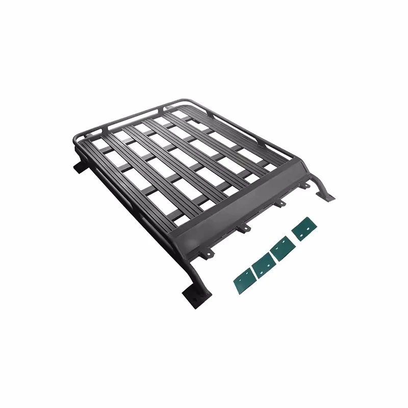 

Tellika Black Roof Top Aluminium Basket Metal Carrier Accessories for Jimny JB43 JB23 JB33 Car Roof Racks