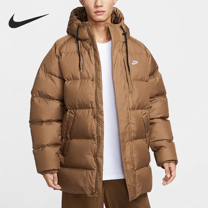 Nike Sportswear Men's Sports Hooded Casual Loose Down Jacket IB2974-235