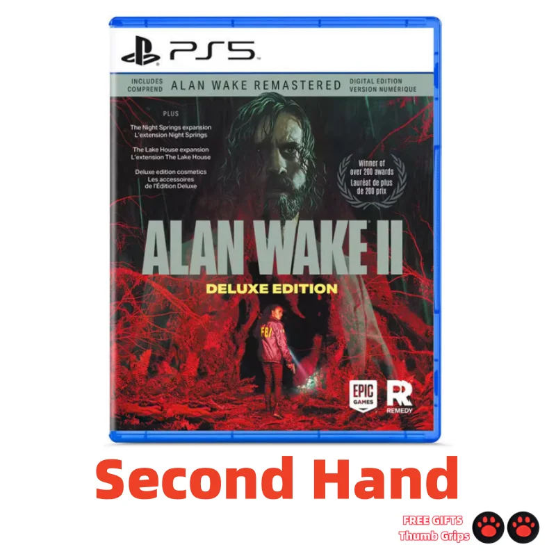 

Second Hand PS5 Game CD Alan Wake 2 Sony Playstation 5 Game Card Alan Wake 2 Playstation 5 PS5 Games Discs