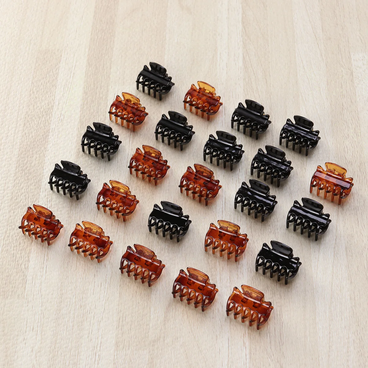 

2 pcs Small Jaw Clips For Women Pearlized Hair Claws High-Toughness Chunky Claw Clips No Dent Edge Smooth Bottom Hair