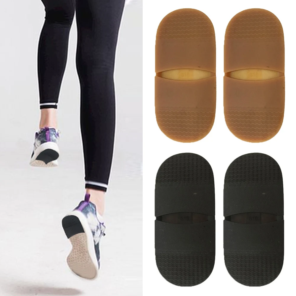 Shoes Repair 1 Pair Shoe Accessories Heel Sole DIY Pad Shoes Sole Wear-resistant Non-slip Durable Replace Rubber Sole