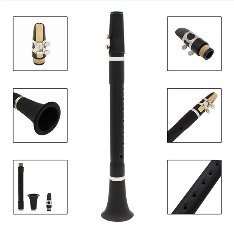 Pocket Saxophone Mini Saxophone Set With 10 Reeds And 1 Cork Grease Saxophone Beginner Clarinet 1Set