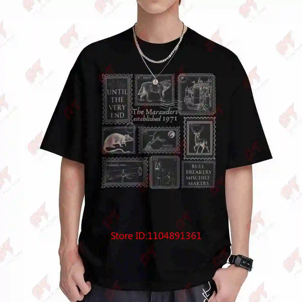 Marauders Stamp Collection Remus John Lupin Page 394 Short Sleeve Tee 100% Cotton T-Shirt