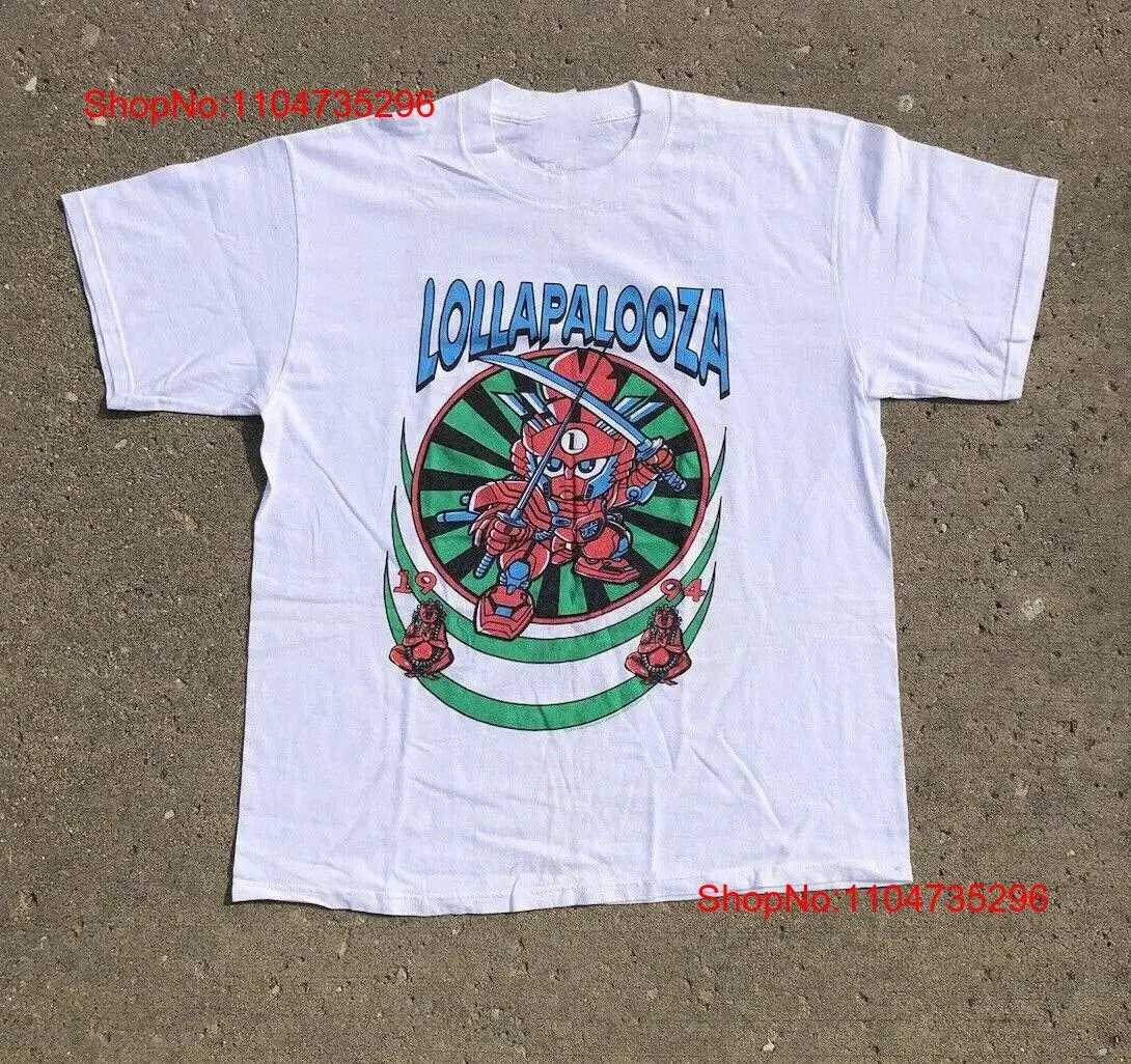 1996 raro Vintage 1994 Lollapalooza Festival camiseta todas las tallas E1133 vintage lavado transpirable estirado versátil