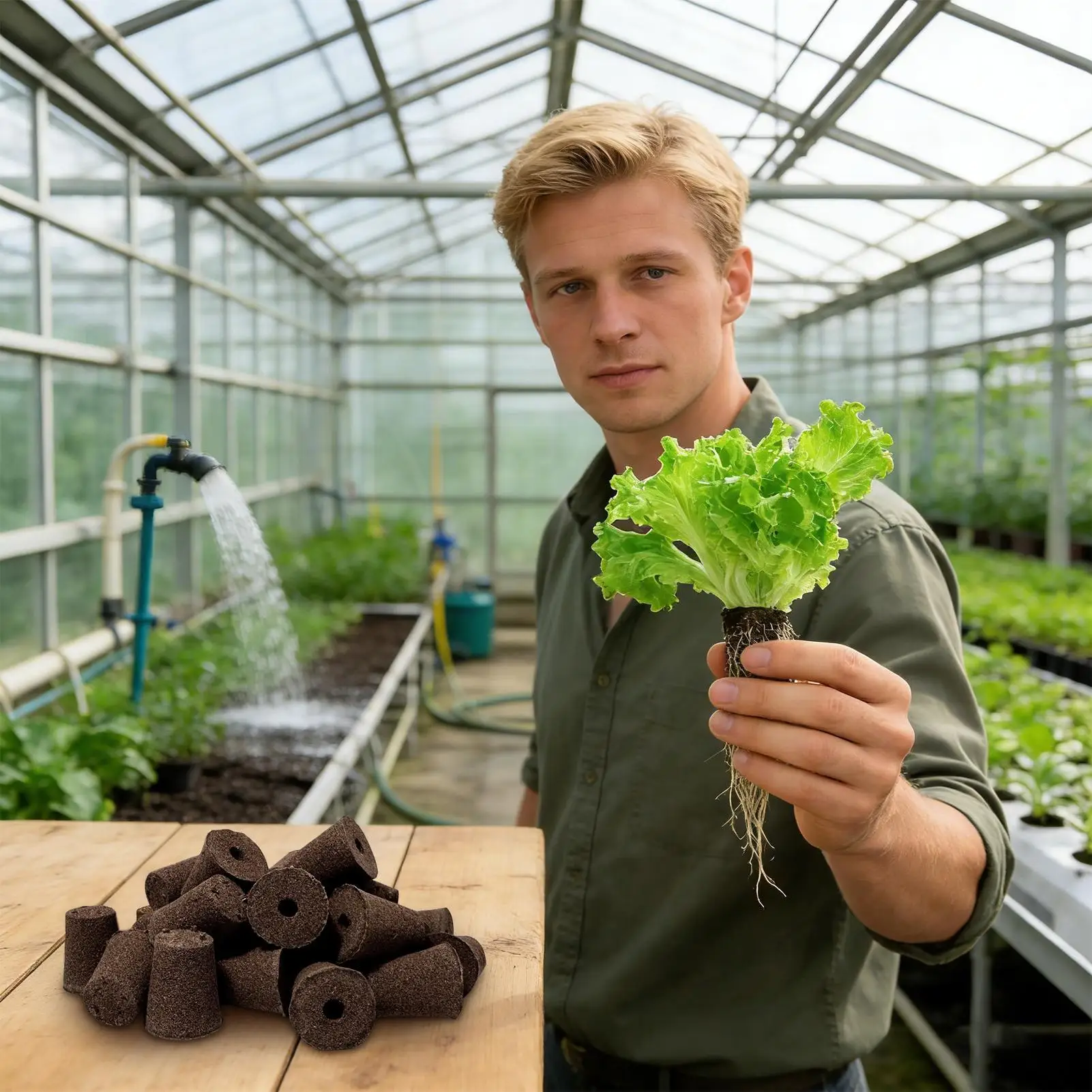 Garden Plant Root Growing Sponges 50Pcs/set hydroponic planting sponges universal sponge and seed pod for Germination Plant Clon