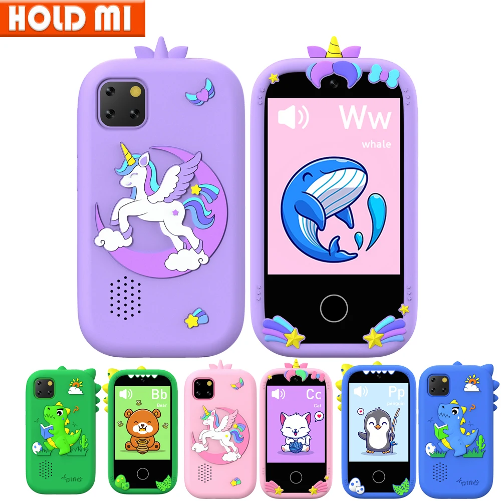 

New Upgrade Kid Smart Phone Toy Video Recording Music Player 18 Games Baby Mini Phone for Children Boys Girls Brithday Gifts