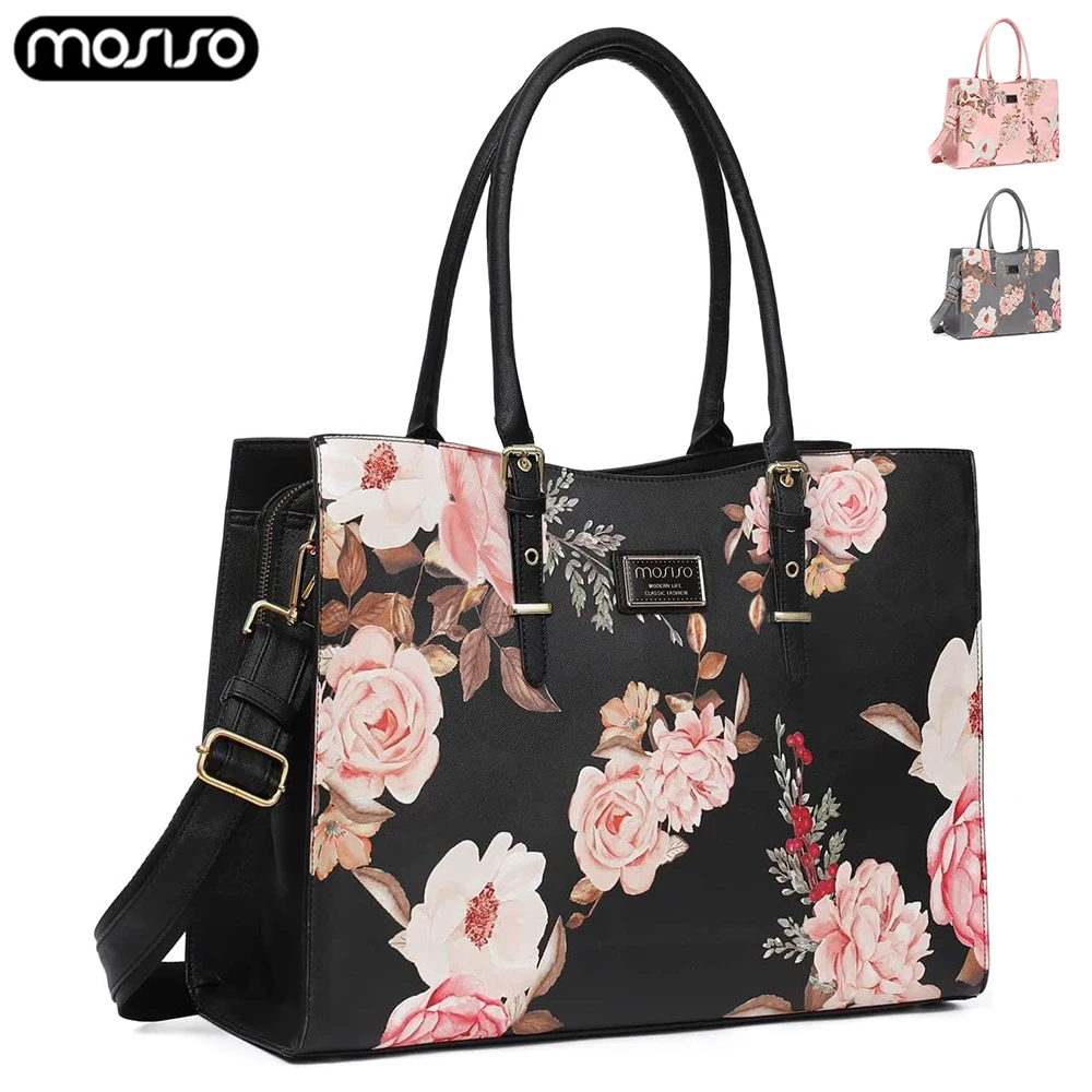 

Tote Bag Luxury Designer Leather Women's Handbag Large Capacity Shopping Shoulder Bag Casual Business Travel NoteBook Briefcase