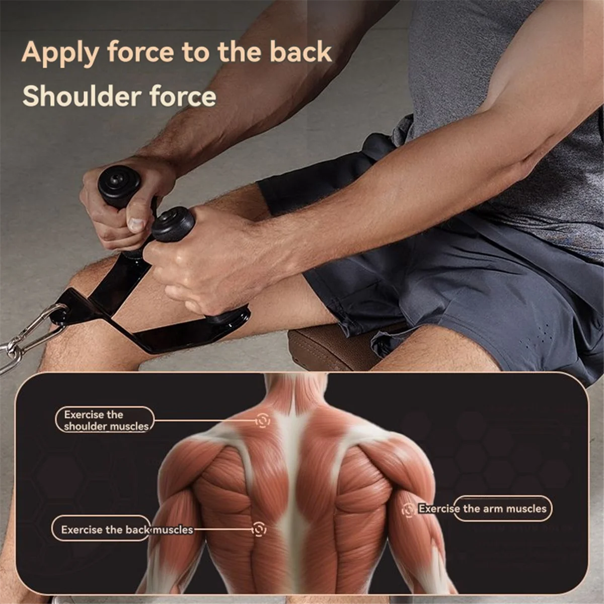 

AA74 ручка для фитнеса, упражнения для рук, бицепса, трицепса, противоскользящая ручка, аксессуары для тренажерного зала