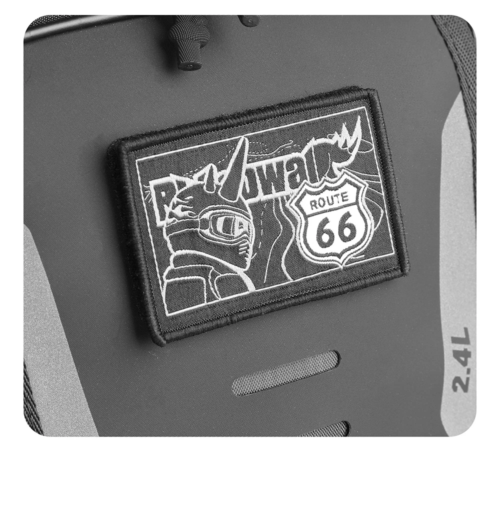 Rhinowalk Motorrad-Hüfttasche mit Drop-Bein, 2,4 l, mehrere Taschen, Motorrad-Tanktasche, nicht magnetische Riemeninstallation – Detail 18