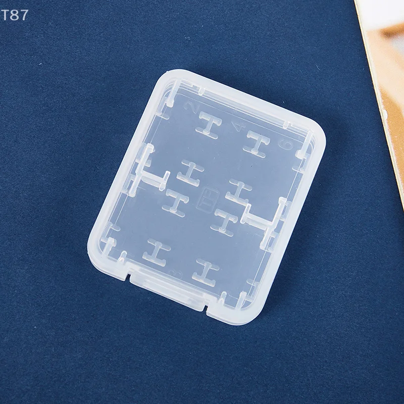 Soporte Protector transparente impermeable, Micro caja para SD SDHC TF MS, caja de almacenamiento para tarjeta de memoria, bolsa, cajas de plástico