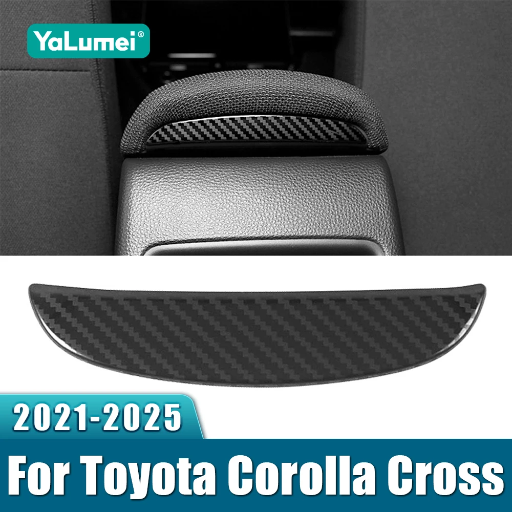 Für Toyota Corolla Kreuz XG10 2021 2022 2023 2024 2025 Edelstahl Auto Hinten Konsole Armlehne Garnieren Trim Streifen Abdeckung Aufkleber