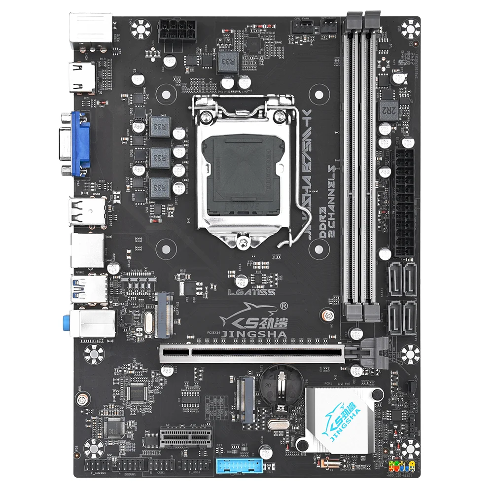 JINGSHA B75 LGA 1155 Motherboard Kit With Core i7 3770 Processor And 16GB DDR3 Memory B75 Placa Mae Set Support NVME M.2 B75M