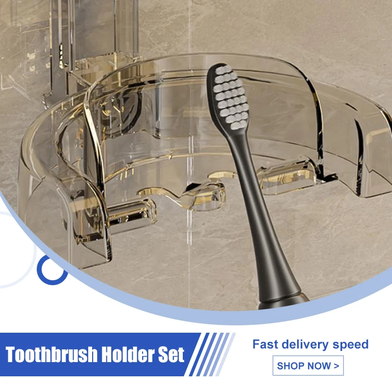 1 مجموعة شفط كأس حامل فرشاة الأسنان والرف مع عدم وجود الحفر جدار جبل تصميم عالية قيمة كأس الأسنان مجموعة الحمام التخزين المنظم