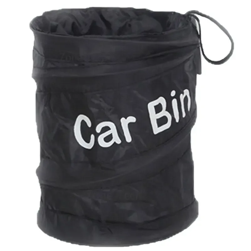 Car Trash Portable Vehicle Garbage Can Foldable Pop-up Waterproof Bag Waste Basket Auto Accessories Interior Car Accessory image 3