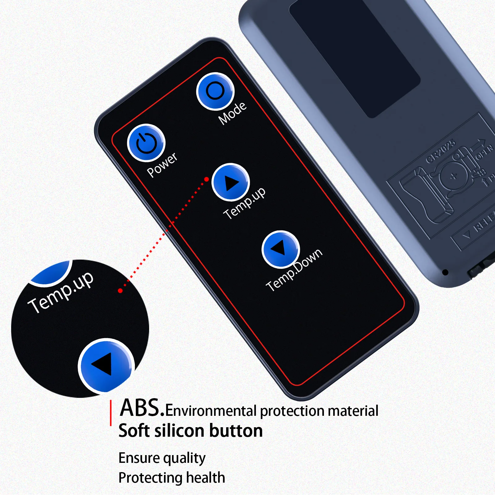 Substitua o controle remoto para EdenPURE Classic plus MINI Heater-A5893 A5854 A5835