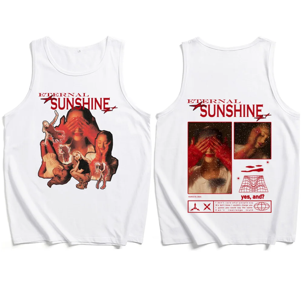 Ariana Grande Eternal Sunshine 2024   Shirts Vest Tank Tops T-Shirt Man Woman Tops Sleeveless Ariana Grande Fans Gift