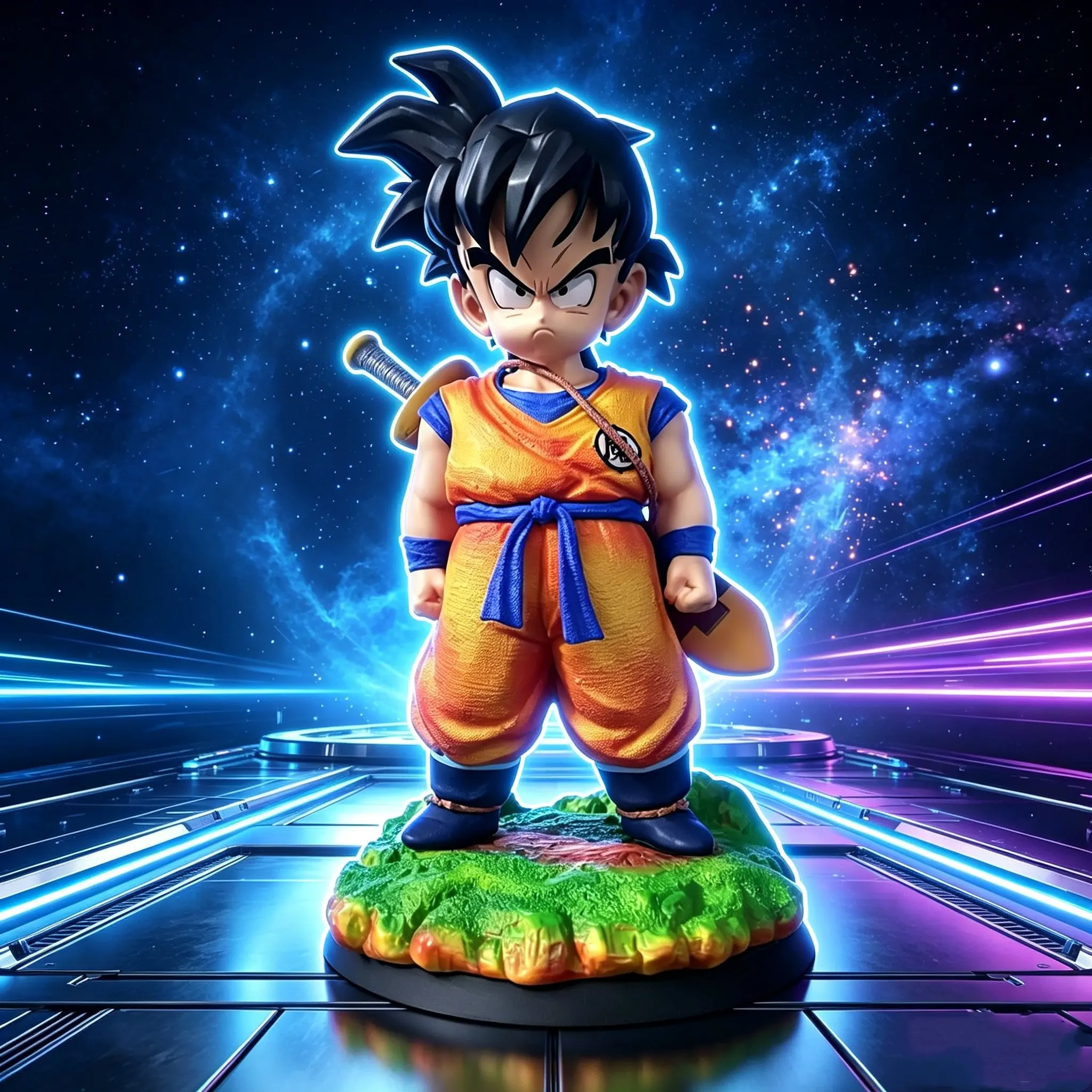 Dragon Ball Z Son Gohan Figure Sword Standing Ver. Anime GK Model Statue Collectible Toys Desktop Decoration Birthday Gift