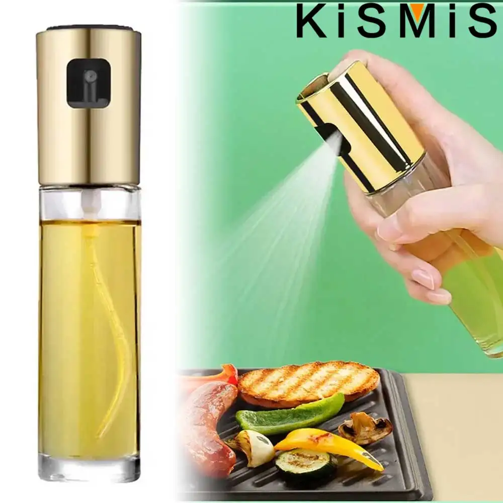 Glass BBQ Oil Bottle with Sprayer - Perfect Seasoning Bottle for Outdoor Cooking, Oil Spray Container for BBQ