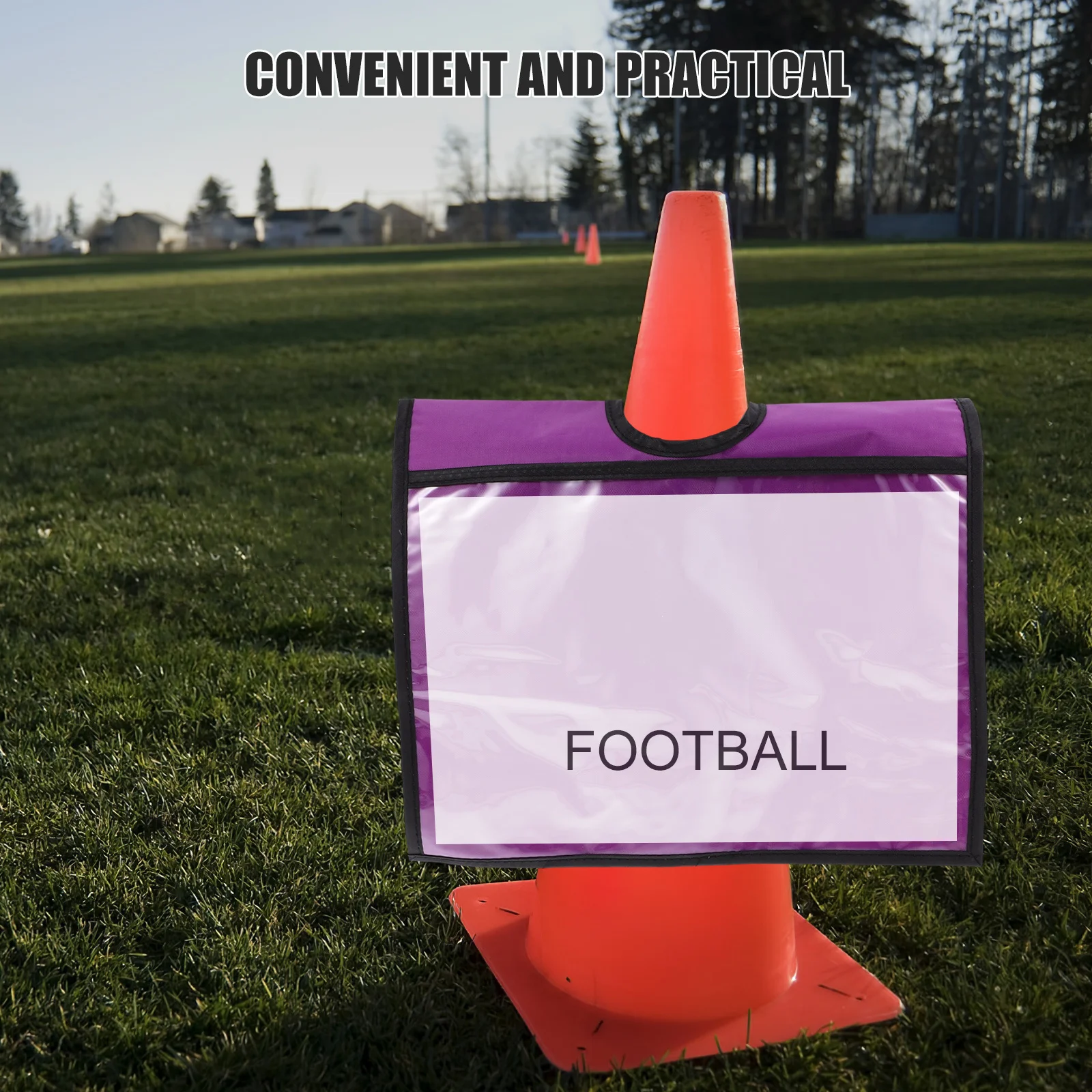 2Pcs Durable Traffic Cone Massage Cover Weatherproof Lightweight Outdoor Safety Number Cone Covers Message Sign Sleeve