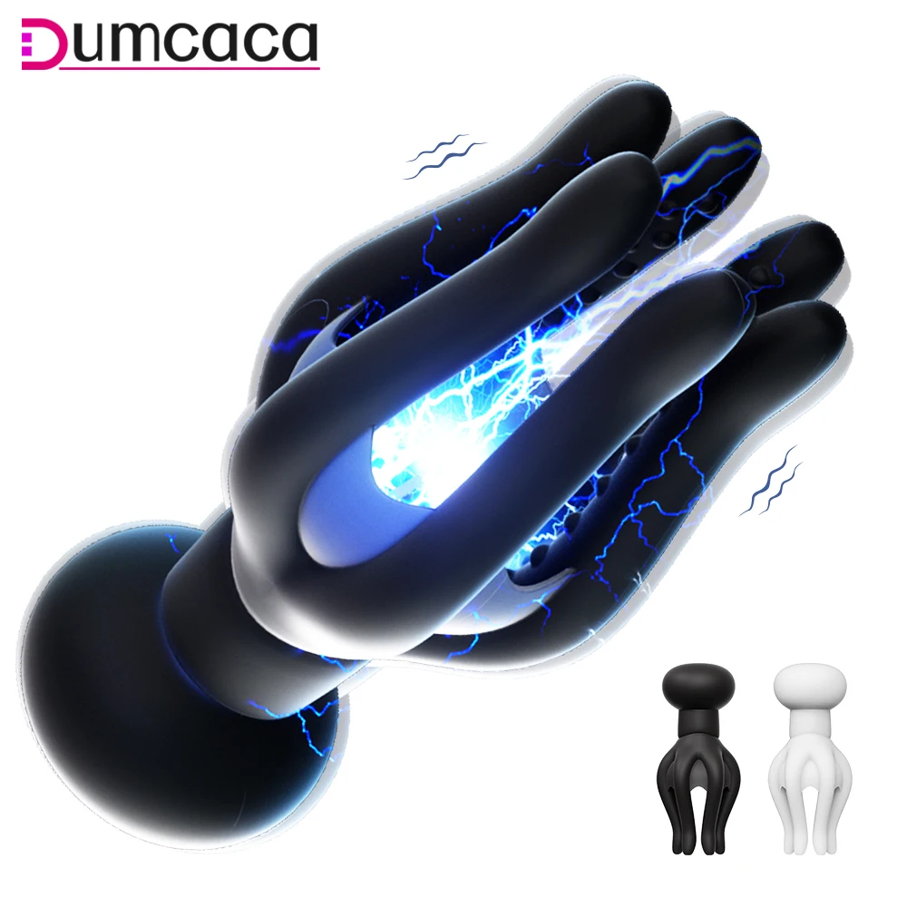 Male Glans Stimulator Massager 10 Modes Penis Lasting Delay Trainer Exerciser Vibrator Adult Sex Toy For Men Masturbator Sexshop