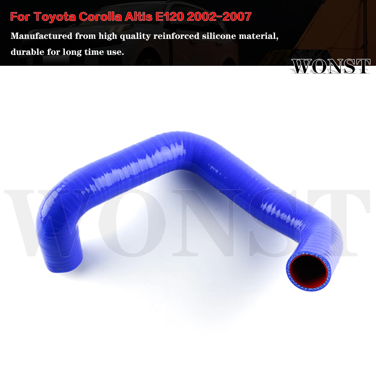 

Silicone Radiator Coolant Hose Kit For 2002-2007 Toyota Corolla Altis E120 1ZZ-FE 1.8L/3ZZ-FE 1.6L 2003 2004 2005 2006