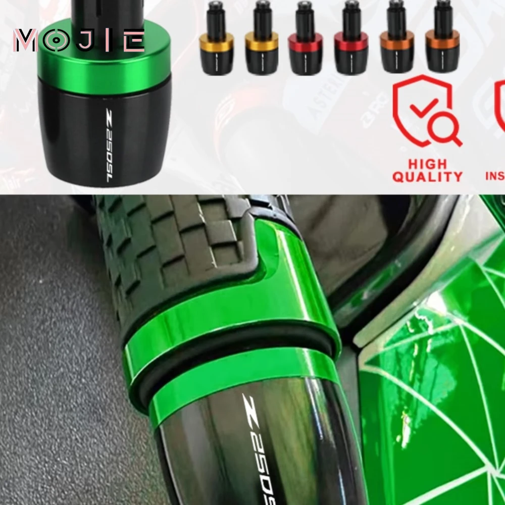 

For KAWASAKI Z250SL Z 250 Z250 SL 2024 2022 2021 2020 2019 2018 2017 2016 2015 2014 Moto Universal Handlebar Grips End Cap Plugs
