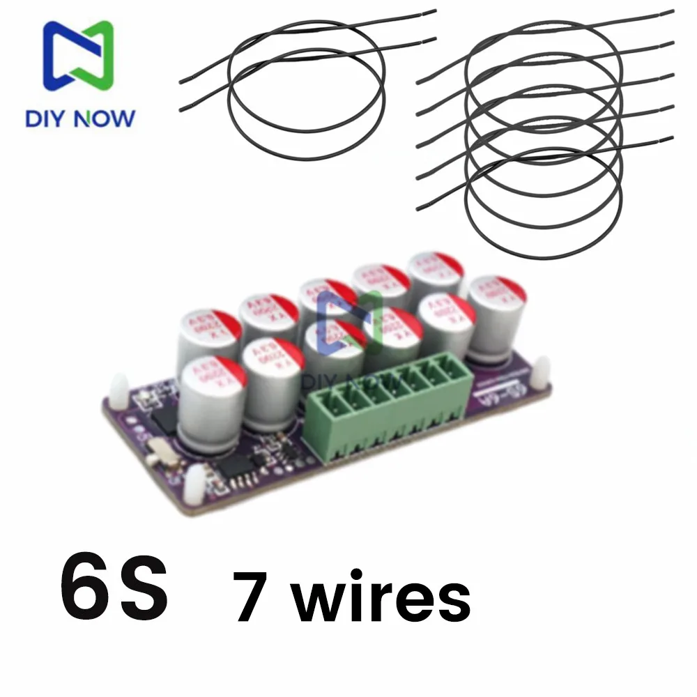 3S 4S 6S 17S 6A Active Equalizer Whole Group Balancer Lifepo4 Lithium Active Battery Energy Transfer Equalization Capacitor