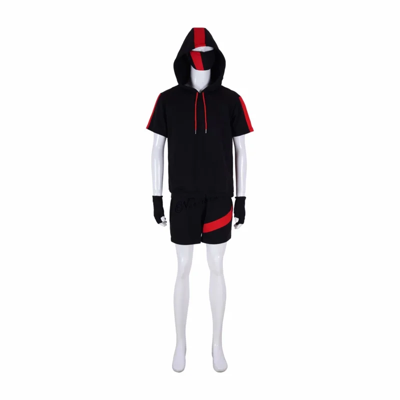 Disfraz de Battle Royale Ikonik para niños y hombres, juego de Anime, Sudadera con capucha, chaqueta con cremallera, traje deportivo, disfraz de fiesta de Halloween OI5