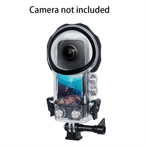 Imagen 2 del producto Estuche de buceo para Insta360 X3 Estuche impermeable invisible, 360 °   Accesorio para cámara panorámica, estuche de buceo con 40 m de profundidad-A74Z