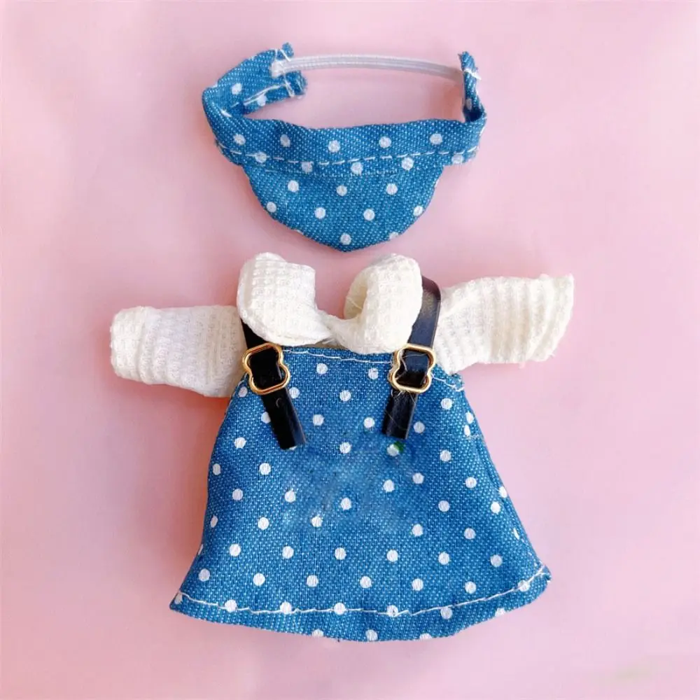 10 Styles Doll Clothes Dresses Plush Animals with Cartoon Hat Fashion Skirts Mini Cute 16~17cm Doll Clothes