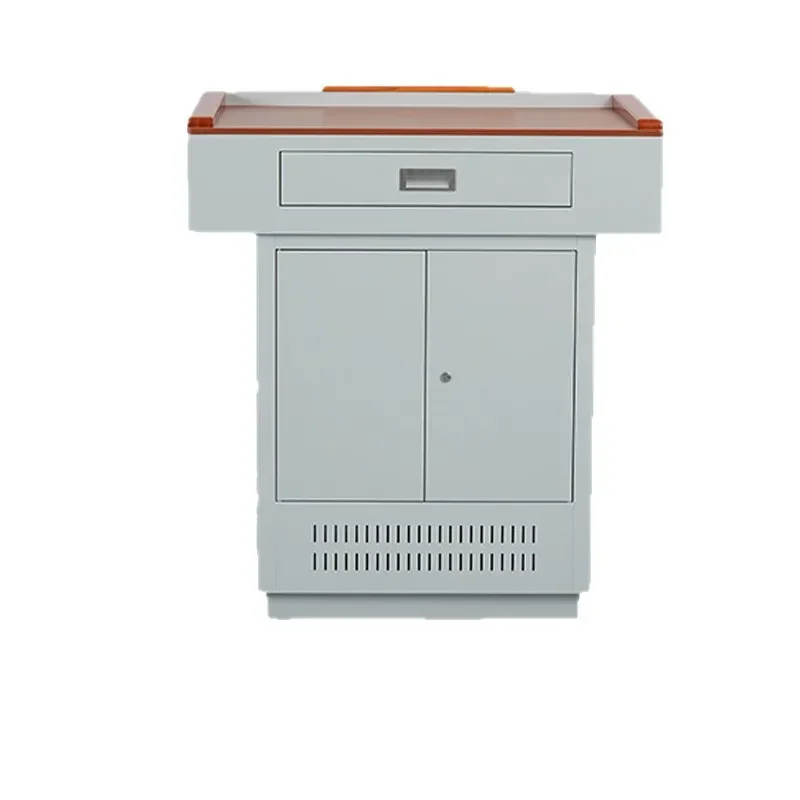 for Multimedia Podium Steel Lecture Table Electronic Teaching Multifunctional School Teacher Classroom Podium Table
