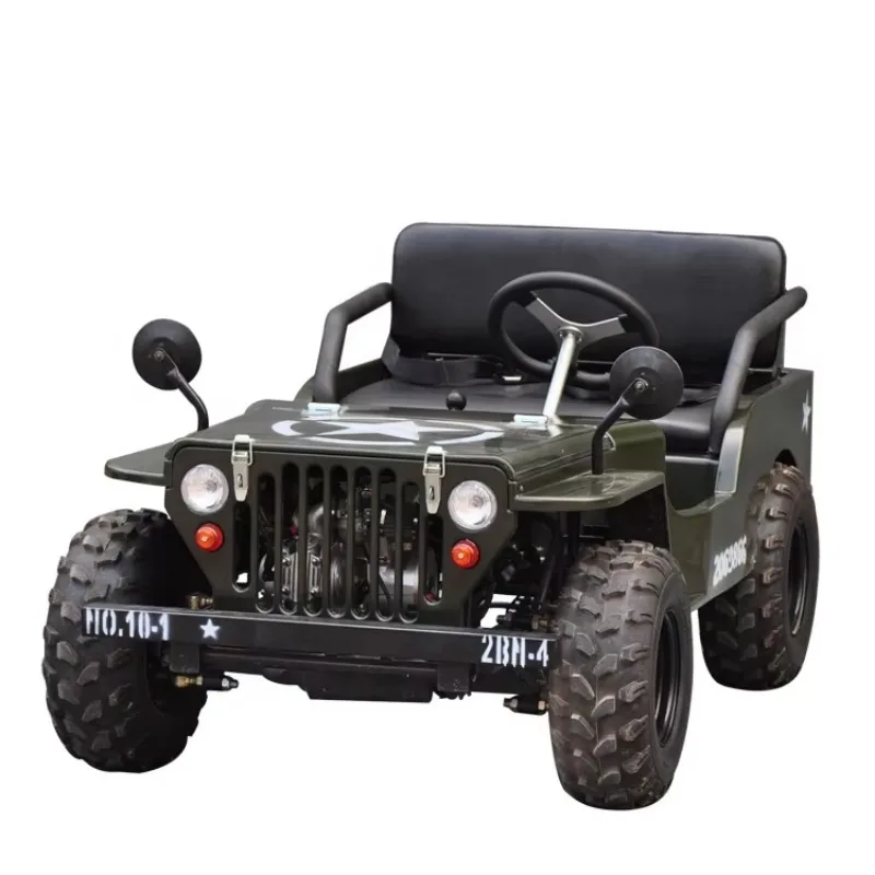 CE Approved Shineray Engine 110/125/150cc Mini Kids Willys Jeep with 2 Seats for Adults