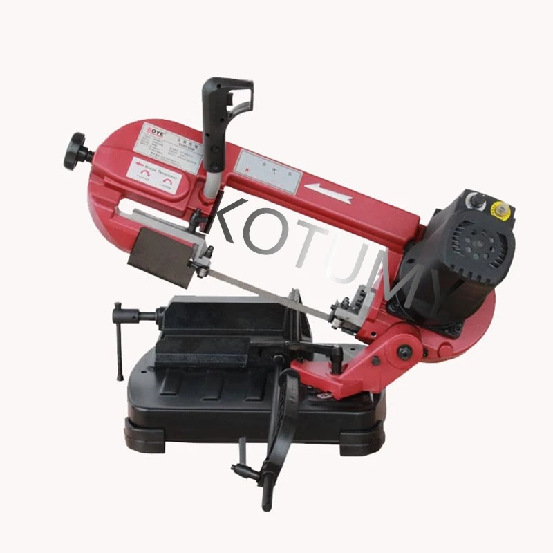 550W Portable Band Saw Removable Stainless Steel Cutting Cutting Capacity Hand Held For Metal Wood 220V Metal Cut Band Cutting