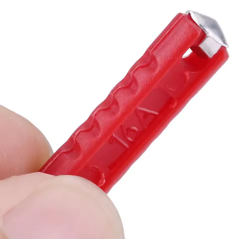 100/200 Pcs Continental Car Fuses Set European Bar Torpedo Fuse Automotive Circuits For Vintage Classic Cars 5/8/10/16/25 AMP image 4