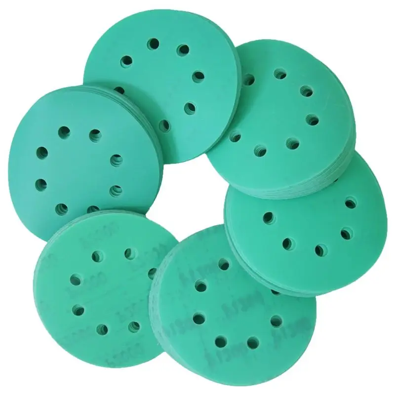 Fine Grit Assortment Sanding Disc Set-8 Holes Hook And Loop, 600/800/1000/1200/1500/2000 For Wood, Metal Automotive Applications
