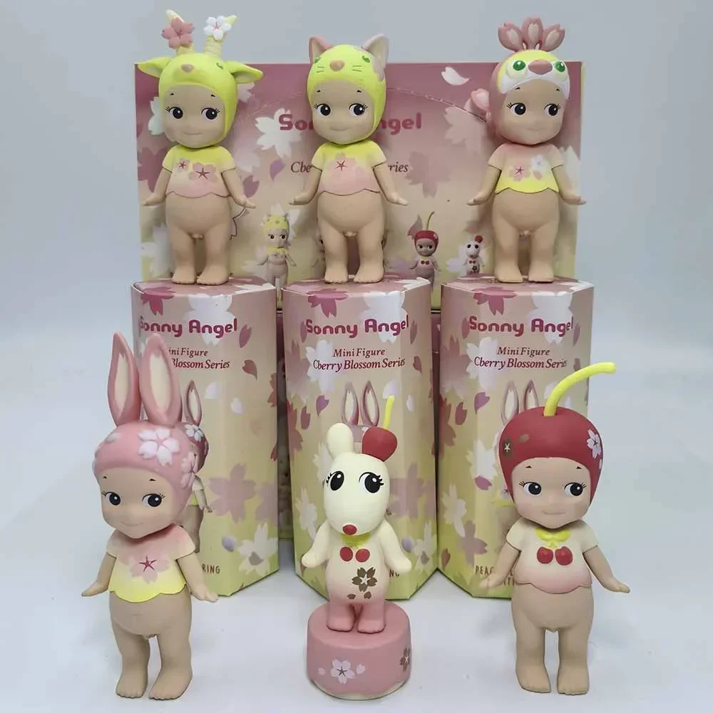 Caja ciega Sonny Angel Cherry Blossom Spring Series edición limitada lindo regalo sorpresa misterio Kawaii estilo japonés coleccionable