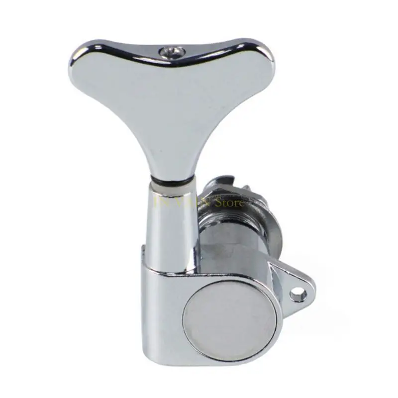 M5TC Bass Tuning Peg Electric Bass Opened Machine Head Knobs Bass String Turner for 4 String Bass Guitar Bass Right/Left