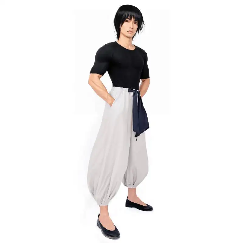 DAZCOS Satoru Cosplay Haori Kimono giacca da uomo Con sciarpa Satoru Costume abiti per adulti giappone Kimono Comic-Con abbigliamento di carnevale