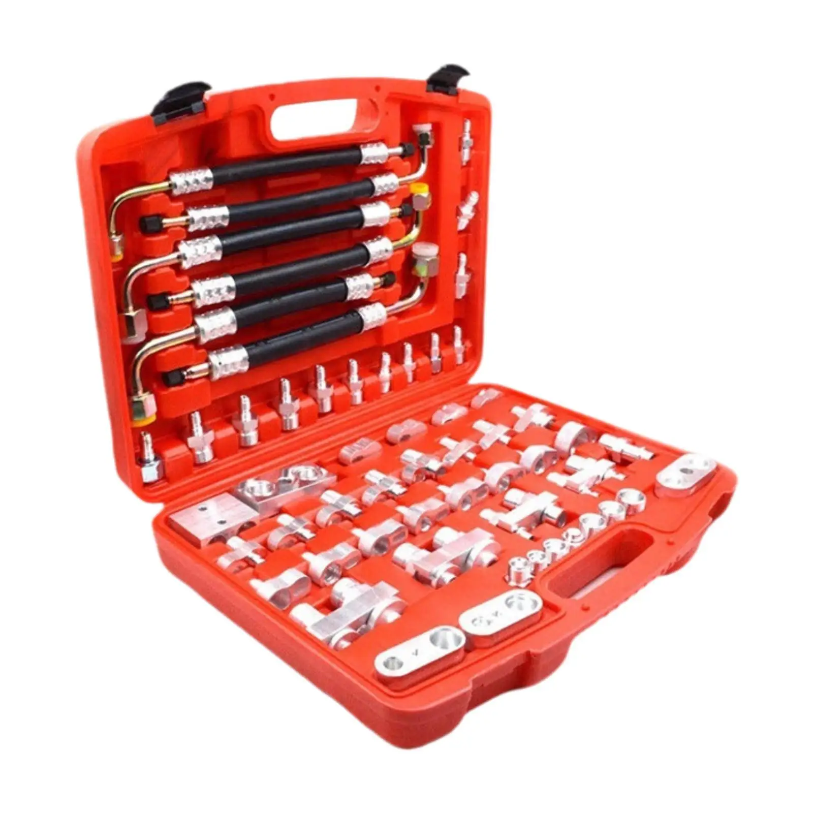 56 Pieces A/C Compressor Leak Test Kit Automotive Air Conditioning Detection Kit Air Conditioning Leak Tester Kit