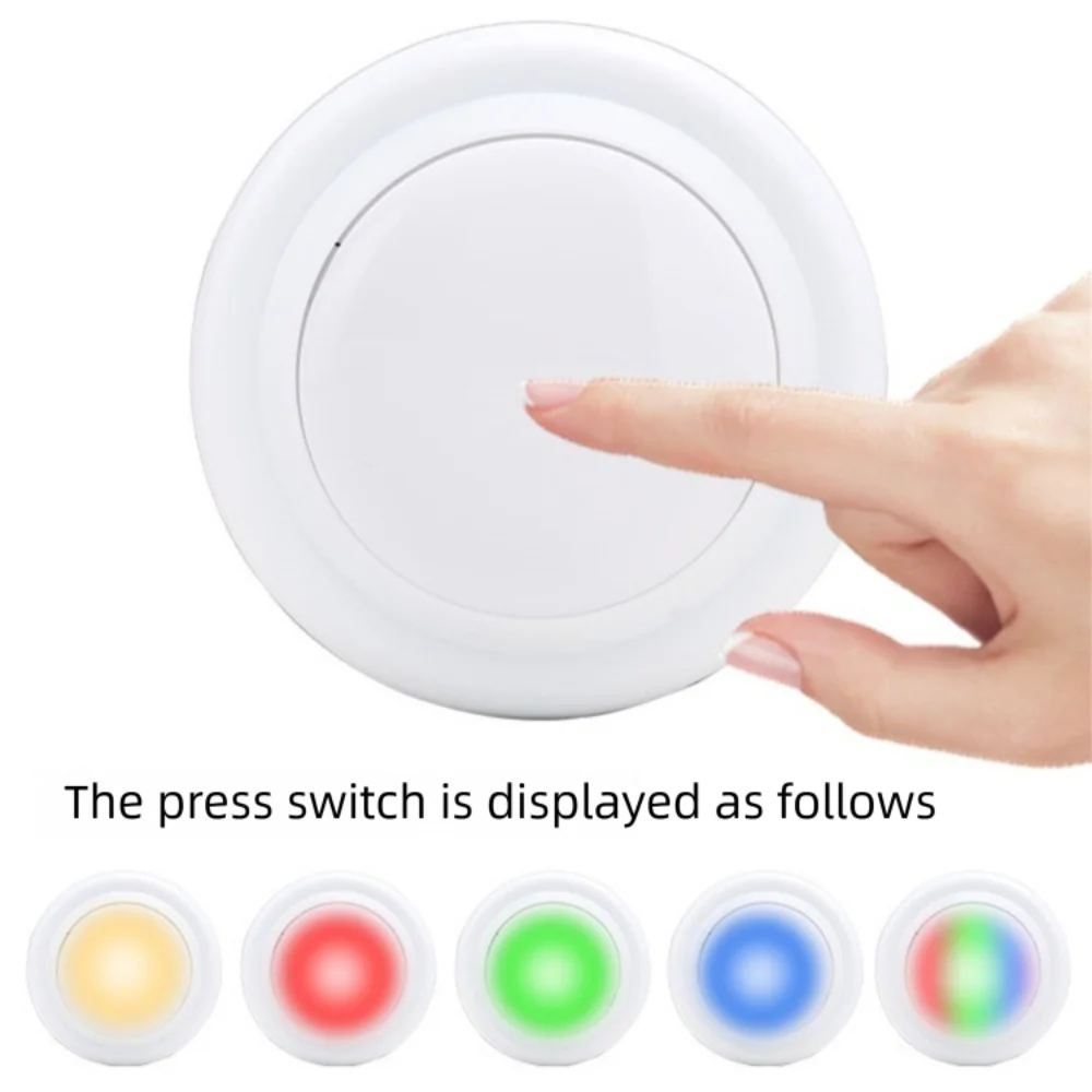 جديد RGB LED أضواء تحت الكابين مع جهاز التحكم عن بعد عكس الضوء خزانة مصباح الليل 13 ألوان LED مصباح كابينة لغرفة نوم المطبخ