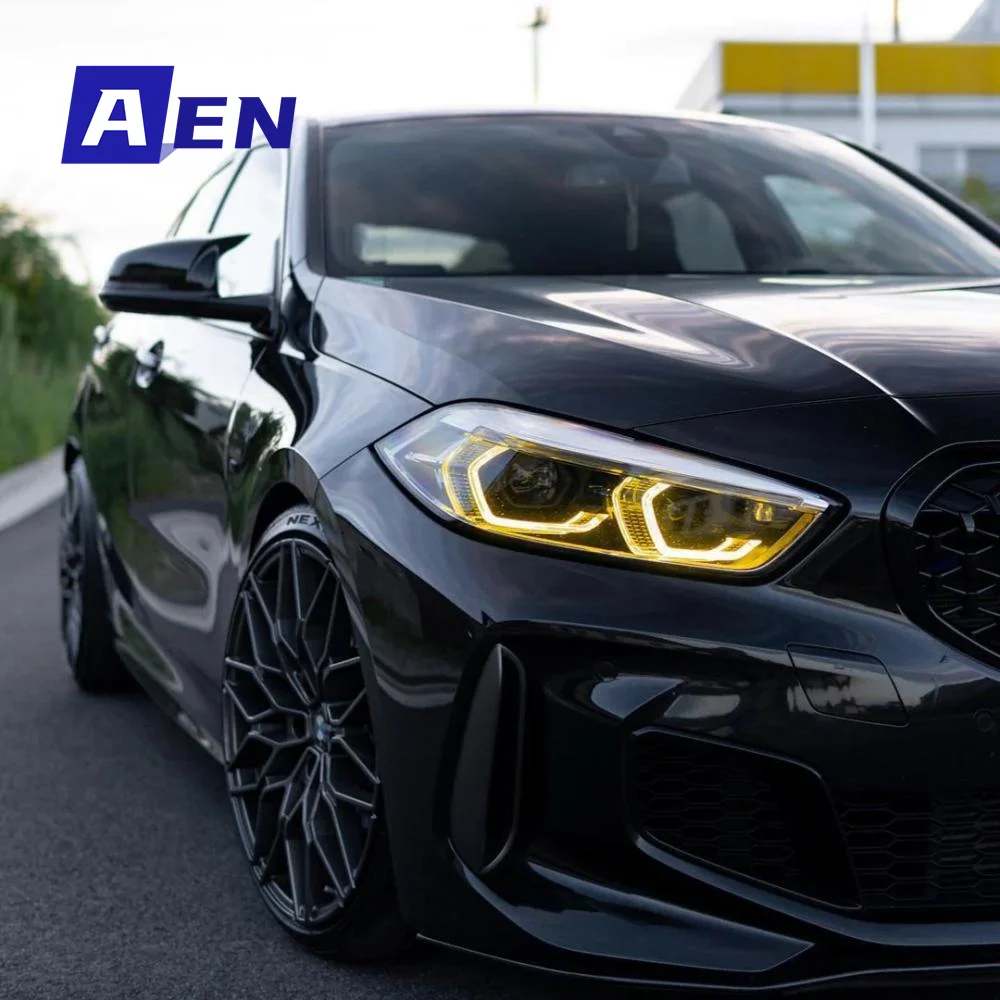 Yellow Angel Eye DRL For 2019 - 2023 BMW 12 Series F40 118i F44 228IX M235IX LED Headllight Daytime light Set of Boards Red Blue