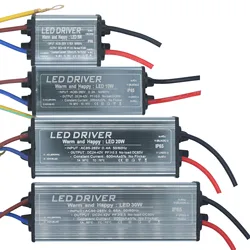 Waterproof driver Power Supply 5W 120mA 10W 300mA 20W 600mA 30W 900mA 40W 1200mA 50W 1500mA  Lighting Transformers for Spolight